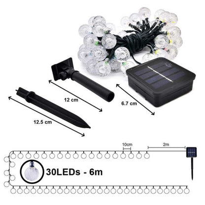 ¡Ahorra energía y olvídate de las luces que fallan! 🌟 Descubre nuestras Guirnaldas Solares LED: iluminación sin complicaciones. 💡☀️